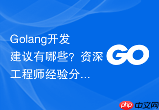 golang开发建议有哪些?资深工程师经验分享