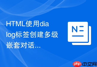 html使用dialog标签创建多级嵌套对话框