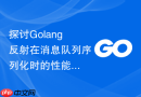 探讨Golang反射在消息队列序列化时的性能瓶颈