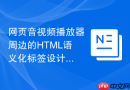 网页音视频播放器周边的html语义化标签设计
