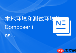 本地环境和测试环境的composer install命令有什么不同?