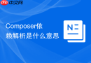 Composer依赖解析是什么意思