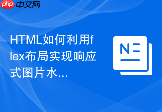 html如何利用flex布局实现响应式图片水平垂直居中