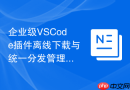 企业级vscode插件离线下载与统一分发管理规范