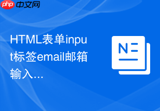 html表单input标签email邮箱输入框的验证方法