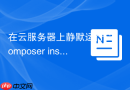 在云服务器上静默运行Composer install命令