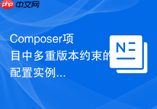 composer项目中多重版本约束的配置实例