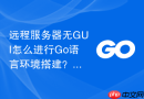 远程服务器无GUI怎么进行Go语言环境搭建？SSH终端下的配置