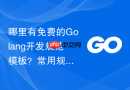 哪里有免费的Golang开发规范模板？常用规范文档下载