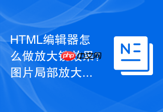 html编辑器怎么做放大镜效果?图片局部放大技巧