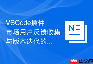 vscode插件市场用户反馈收集与版本迭代的闭环管理