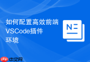 如何配置高效前端VSCode插件环境