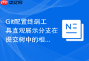 git配置终端工具直观展示分支在提交树中的相对位置