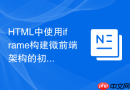 HTML中使用iframe构建微前端架构的初步探索指南