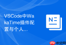 VSCode中WakaTime插件配置与个人写代码时间统计