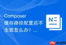 composer缓存路径配置后不生效怎么办?排查步骤一览