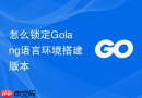 怎么锁定Golang语言环境搭建版本