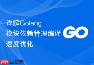 详解golang模块依赖管理编译速度优化