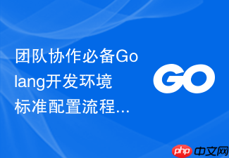 团队协作必备golang开发环境标准配置流程