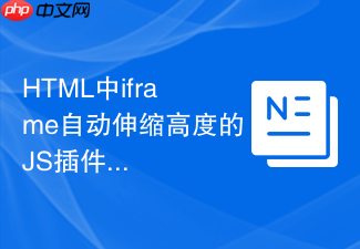 html中iframe自动伸缩高度的js插件编写教程