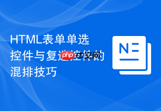 html表单单选控件与复选控件的混排技巧