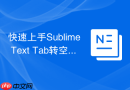 快速上手Sublime Text Tab转空格实用技巧