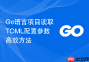 go语言项目读取toml配置参数高效方法