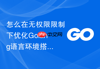 怎么在无权限限制下优化golang语言环境搭建