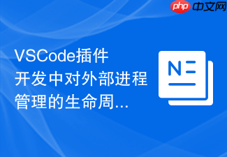 vscode插件开发中对外部进程管理的生命周期控制