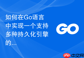 如何在go语言中实现一个支持多种持久化引擎的会话持久化模块