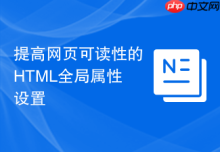 提高网页可读性的HTML全局属性设置