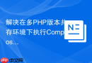 解决在多php版本共存环境下执行composer install报错