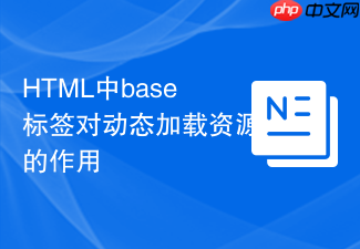 html中base标签对动态加载资源的作用