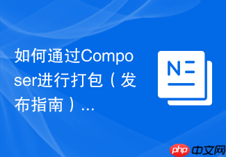 如何通过composer进行打包(发布指南)
