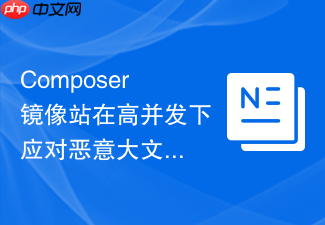composer镜像站在高并发下应对恶意大文件请求的流量清洗规则