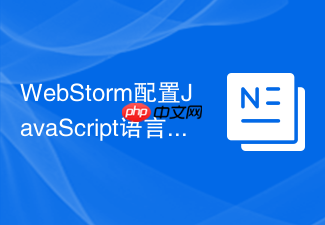 webstorm配置javascript语言版本支持方法