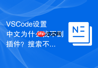 vscode设置中文为什么找不到插件?搜索不到解决方法
