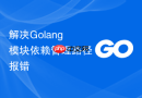 解决Golang模块依赖管理路径报错