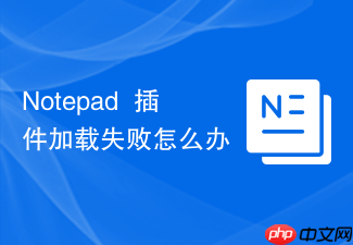 notepad++插件加载失败怎么办