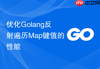 优化golang反射遍历map键值的性能