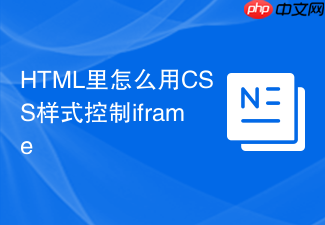 html里怎么用css样式控制iframe
