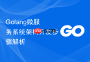 golang微服务系统架构开发步骤解析
