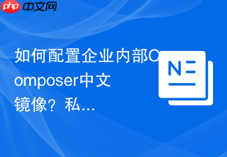 如何配置企业内部composer中文镜像？私有源设置