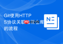 Git使用HTTPS协议关联远程仓库的流程