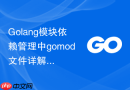 Golang模块依赖管理中gomod文件详解