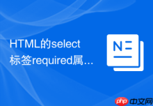 HTML的select标签required属性失效怎么排查首个option的value属性