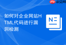如何对企业网站HTML代码进行漏洞检测