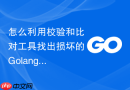 怎么利用校验和比对工具找出损坏的Golang模块依赖下载包