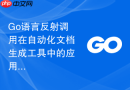 go语言反射调用在自动化文档生成工具中的应用