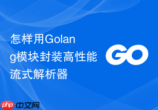 怎样用golang模块封装高性能流式解析器